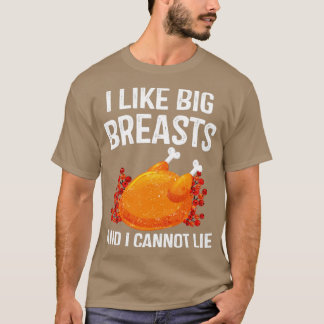 Camiseta Eu Gosto De Peitos Grandes E Não Mato.