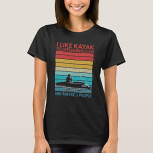 Camiseta Eu Gosto de Pesca de Caiaque Caiaque Caiaqueiro Em