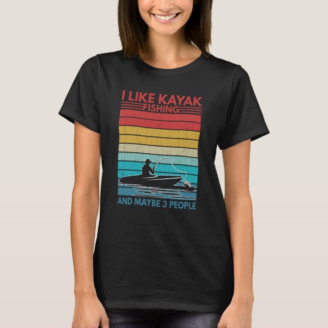 Camiseta Eu Gosto de Pesca de Caiaque Caiaque Caiaqueiro Em (Frente)