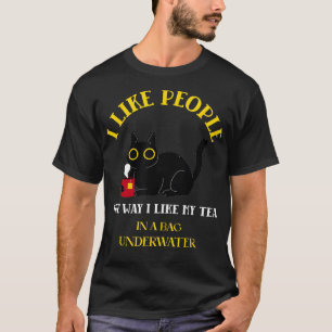 Camiseta Eu Gosto De Pessoas Como Gosto Do Meu Gato Engraça