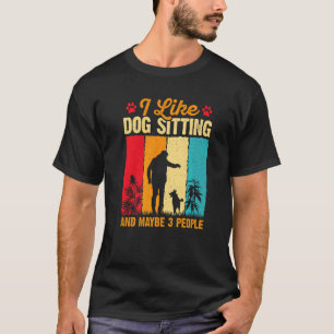 Camiseta Eu Gosto De Pet Sentado E Talvez Três Animais Pess