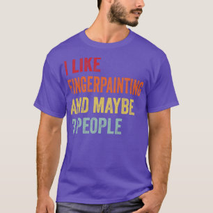 Camiseta Eu Gosto De Pintadas Digitais Talvez 3 Pessoas