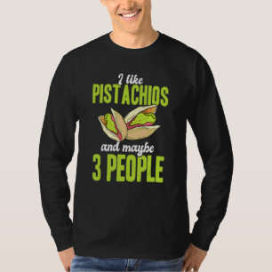 Camiseta Eu Gosto De Pistácios E Talvez De Três Loucos Pess