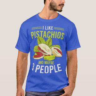 Camiseta Eu Gosto De Pistácios E Três Pessoas Engraçadas Di