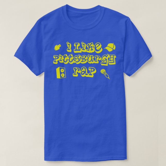 Camiseta Eu Gosto De Pittsburgh Rap (Frente do Design)
