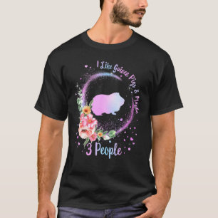 Camiseta Eu Gosto De Porcos Da Guiné Talvez Como 3 Pessoas 