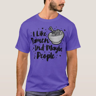 Camiseta Eu Gosto De Ramen E Talvez 3 Pessoas, Anime Legal