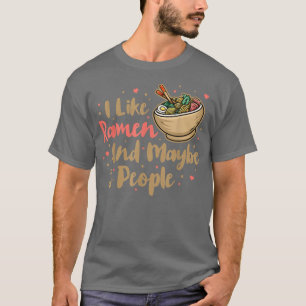 Camiseta Eu Gosto De Ramen E Talvez 3 Pessoas, Anime Legal 