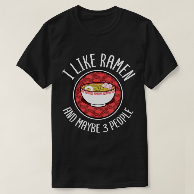 Camiseta Eu Gosto De Ramen Japonês Nodles Anime Lover (Frente do Design)