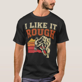 Camiseta Eu Gosto de Risco Retrô Rock Climbing
