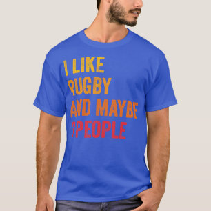 Camiseta Eu Gosto De Rugby Talvez 3 Pessoas