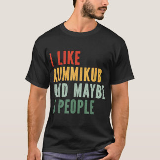 Camiseta Eu Gosto De Rummikub E De 3 Pessoas