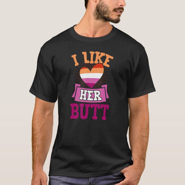 Camiseta Eu Gosto De Seu Bumbum Cortante Correspondente Ao  (Frente)