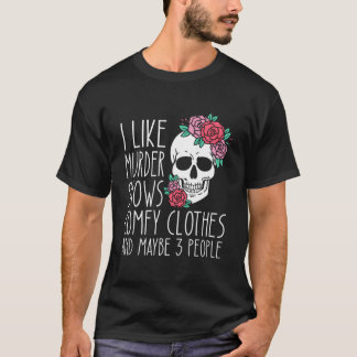 Camiseta Eu Gosto de Shows Confortáveis e Talvez 3 Pessoas