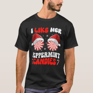 Camiseta Eu Gosto De Sua Pepperminta Candies Casal Natal