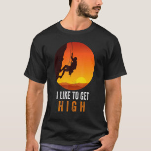 Camiseta Eu Gosto De Subir Montanha De Escala Alta Rock