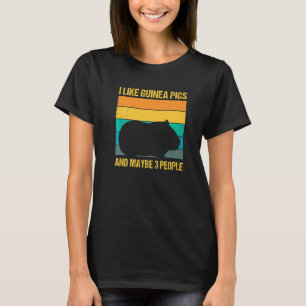 Camiseta Eu Gosto De Suínos De Guiné E Talvez De Três Anima