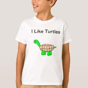 Camiseta Eu gosto de tartarugas