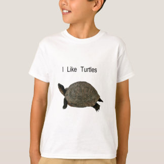 Camiseta eu gosto de tartarugas