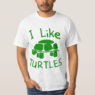 Camiseta eu gosto de tartarugas