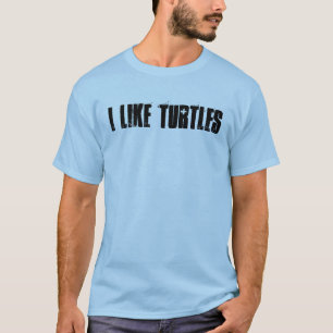 Camiseta Eu gosto de tartarugas