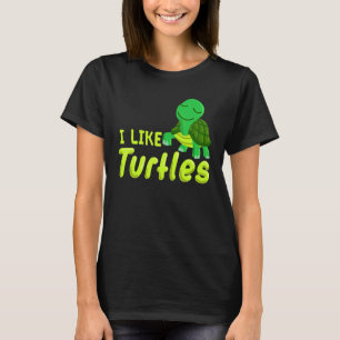 Camiseta Eu Gosto De Tartarugas Do Mar Tartaruga Tortoise B