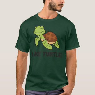 Camiseta Eu Gosto De Tartarugas Oceânicas Tartaruga Marinha