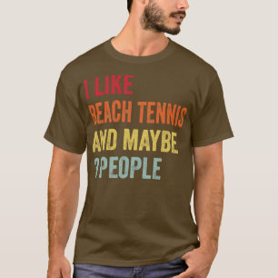 Camiseta Eu Gosto De Tênis Praia Talvez 3 Pessoas