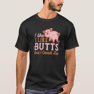 Camiseta Eu Gosto de Traseros de Porco Grelhando Grelhador