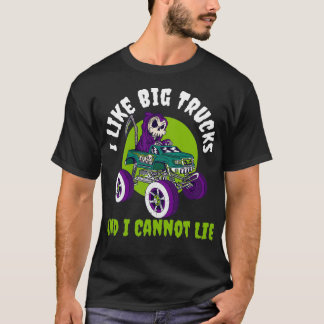 Camiseta Eu Gosto De Truques Grandes E Engraçados Monstros.