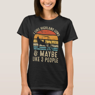 Camiseta Eu Gosto de Vacas das Terras Altas E Talvez Goste