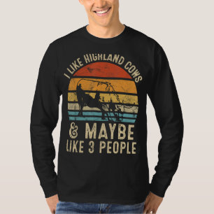 Camiseta Eu Gosto De Vacas De Terra Alta E Talvez Como 3 Pe