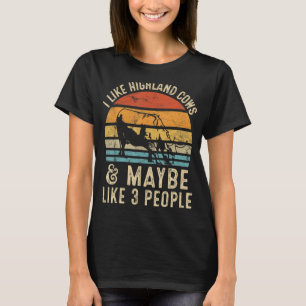 Camiseta Eu Gosto De Vacas De Terra Alta E Talvez Como 3 Pe