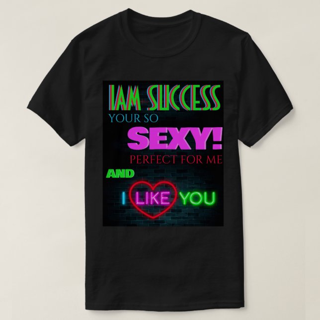 CAMISETA EU GOSTO DE VOCÊ (Frente do Design)