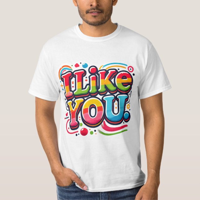 Camiseta Eu Gosto De Você (Frente)