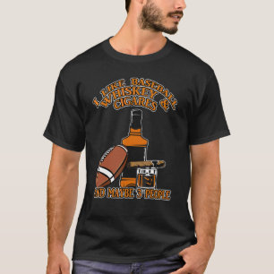 Camiseta Eu Gosto De Whiskey De Baseball E Cigarros E Talve