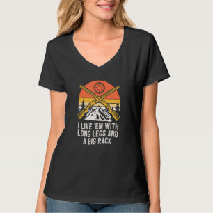 Camiseta Eu Gosto Delas com Pernas Longas Caça de Animais A