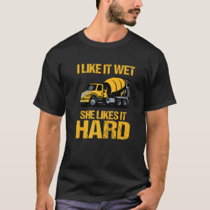 Camiseta Eu Gosto Dele Molhado Ela Gosta De Construção De M