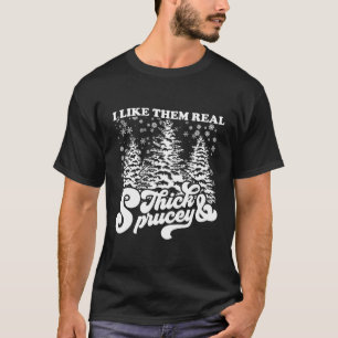 Camiseta Eu Gosto Deles Muito Espessosos E Engraçados Natal