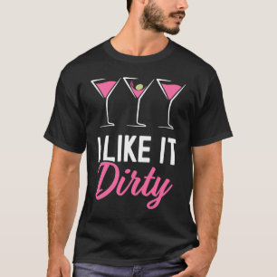 Camiseta Eu Gosto Dirty Dirty Martini Glass Beber Feliz H