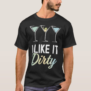 Camiseta Eu Gosto Dirty Dirty Martini Glass Beber Feliz H