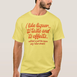 Camiseta Eu gosto do licor… - Citações de Stonewall Jackson