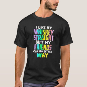 Camiseta Eu Gosto Do Meu Bebendo Uísque Hetero Engraçado 