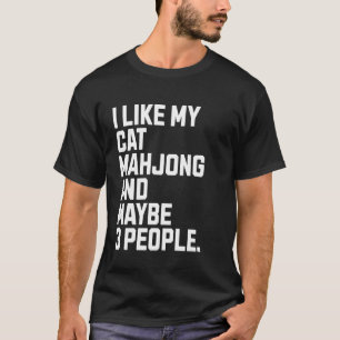 Camiseta Eu Gosto do Meu Dono de Gato Divertido Amante de M