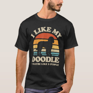 Camiseta Eu Gosto do Meu Doodle E Talvez Goste de 3 Pessoas