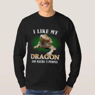 Camiseta Eu Gosto Do Meu Dragão De Mama E Talvez De 3 Pesso