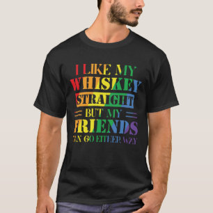 Camiseta Eu Gosto Do Meu Hetero Sussurro Mas Meus Amigos Po