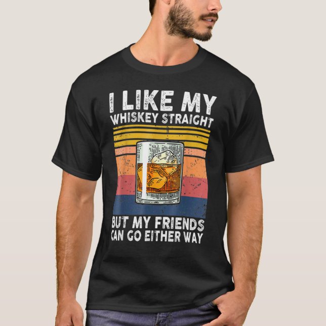 Camiseta Eu Gosto Do Meu Hetero Whiskey Mas Meus Amigos Pod (Frente)