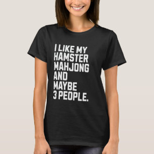 Camiseta Eu Gosto do Meu Jogo de Tabuleiro de Hamster Diver