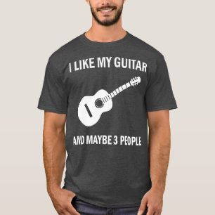Camiseta Eu Gosto Do Meu Músico Jogador De Guitarrista Engr
